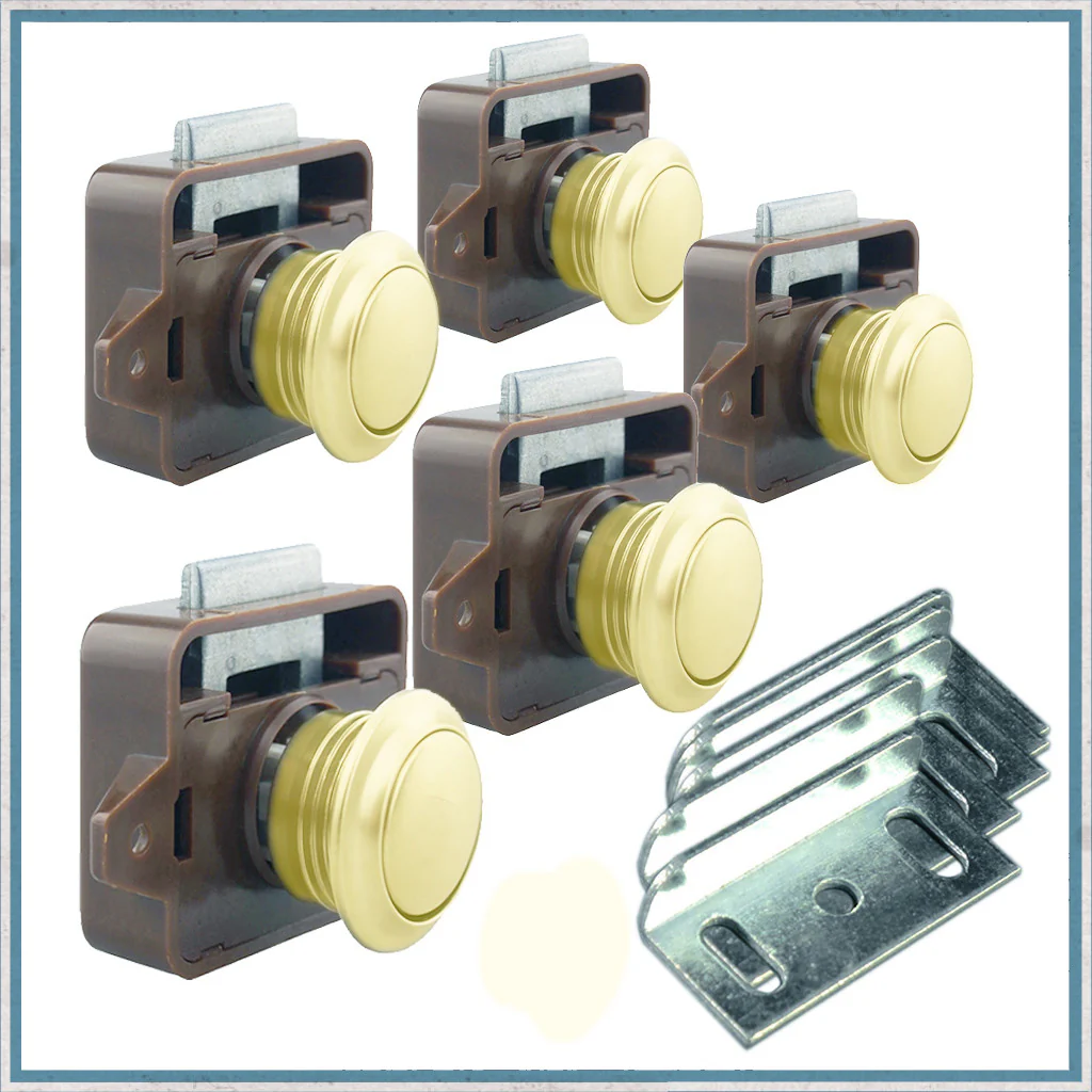 Campervan Push button latch - 22mm Diameter - Image 6