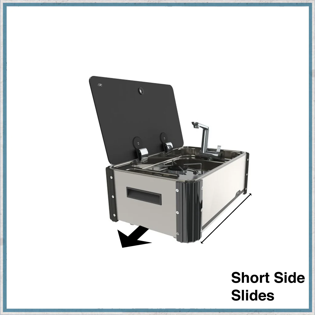 SL1323 Single Burner Hob & Sink Combination Slide-Out Unit - Image 10