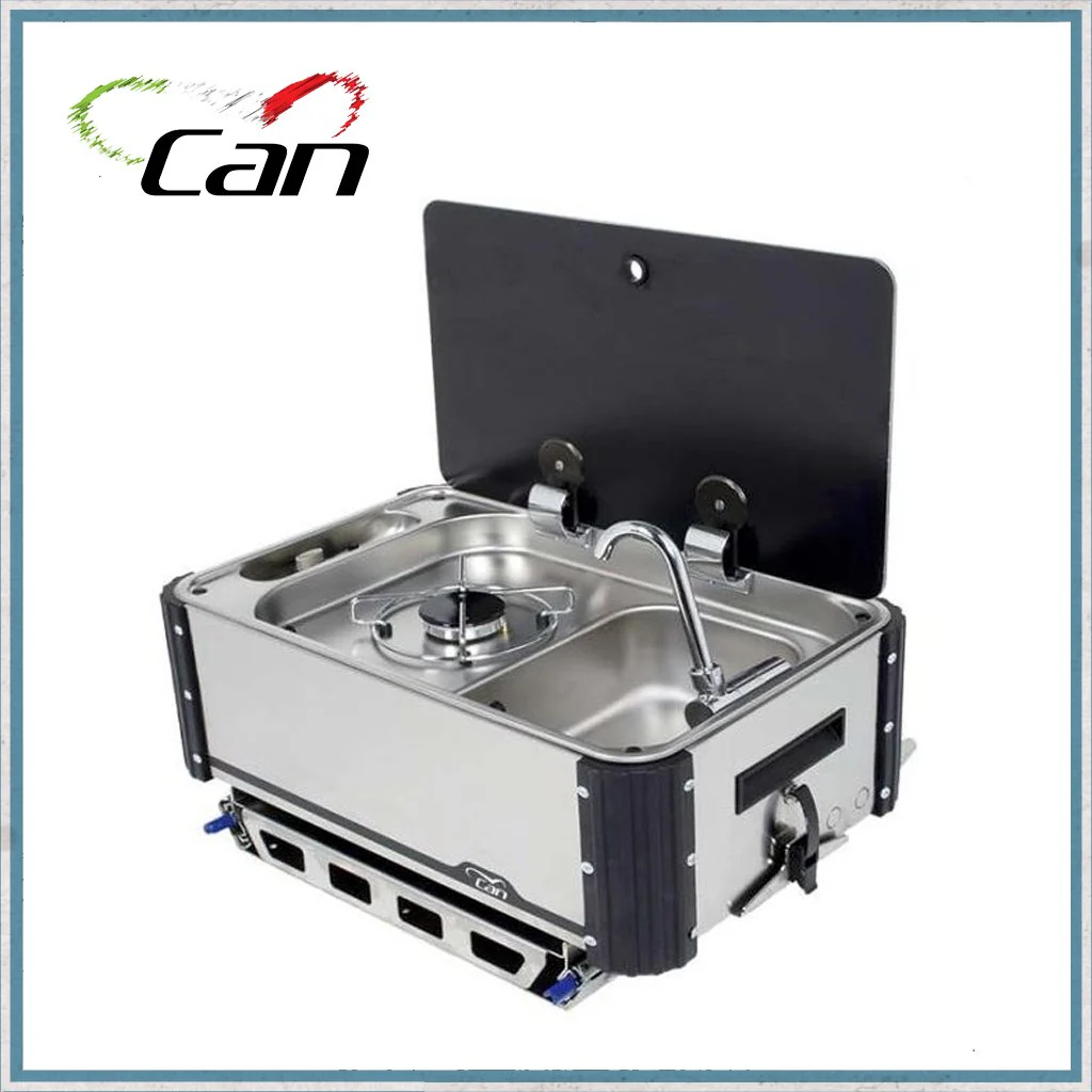 SL1323 Single Burner Hob & Sink Combination Slide-Out Unit - Image 5