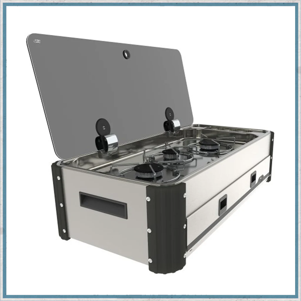 CAN SL1350 Three Burner Hob Slide-Out Unit - Image 5