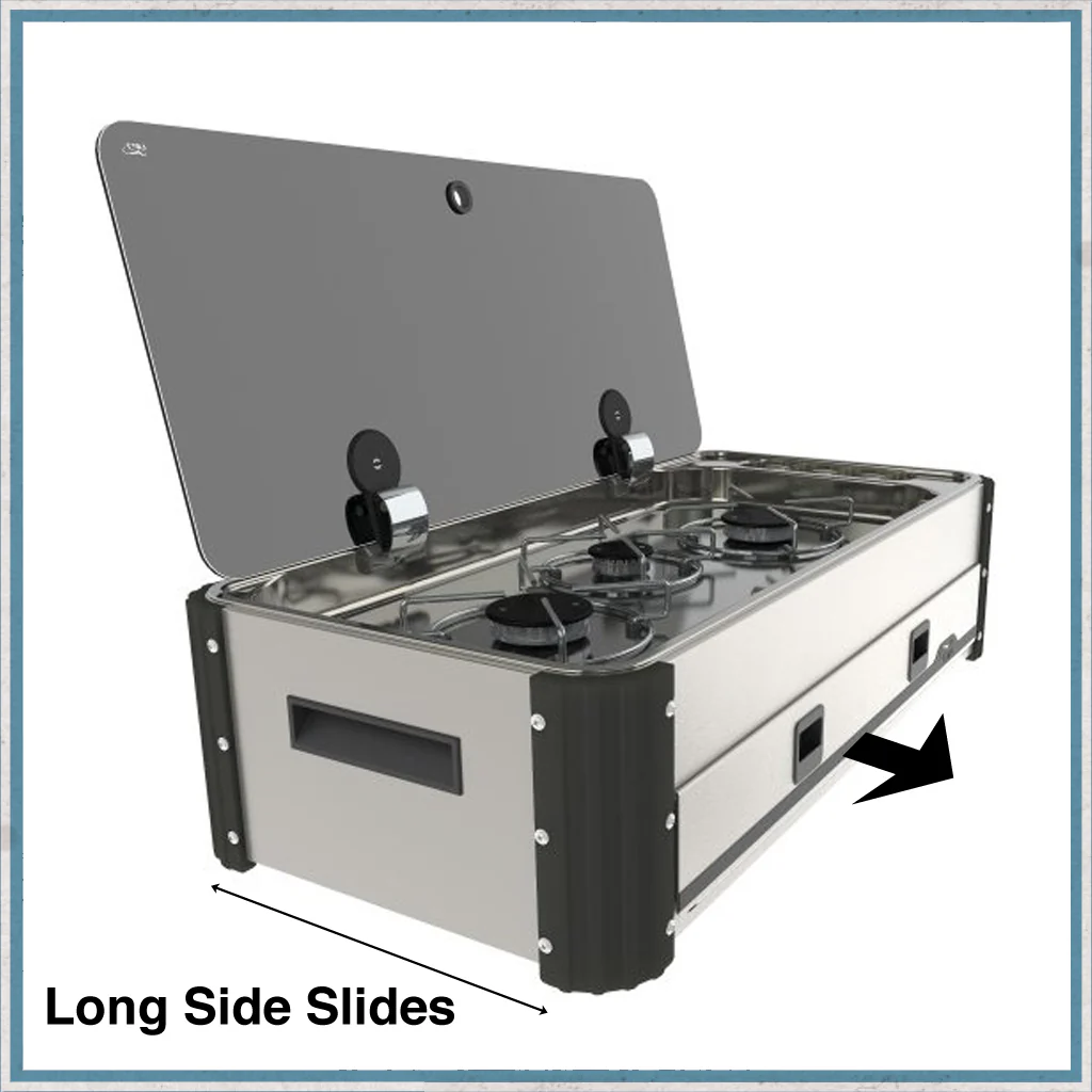 CAN SL1350 Three Burner Hob Slide-Out Unit - Image 6