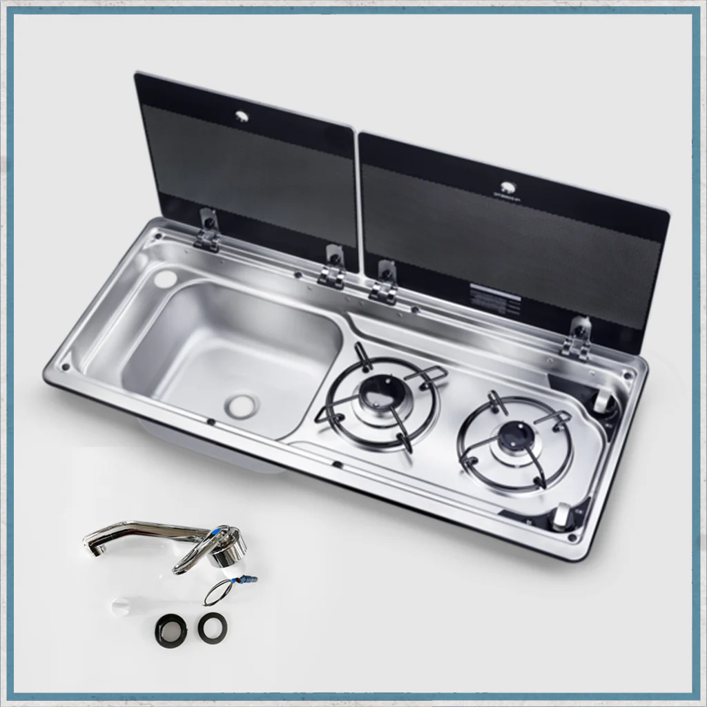 Smev 9722 - Dometic MO9722 Slimline Combination Hob and Sink with Ignition - Image 10
