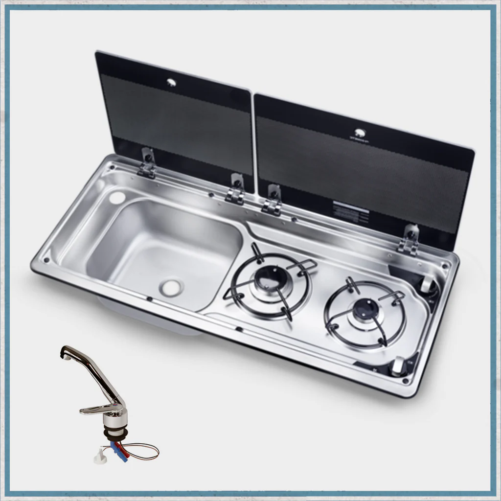 Smev 9722 - Dometic MO9722 Slimline Combination Hob and Sink with Ignition - Image 11