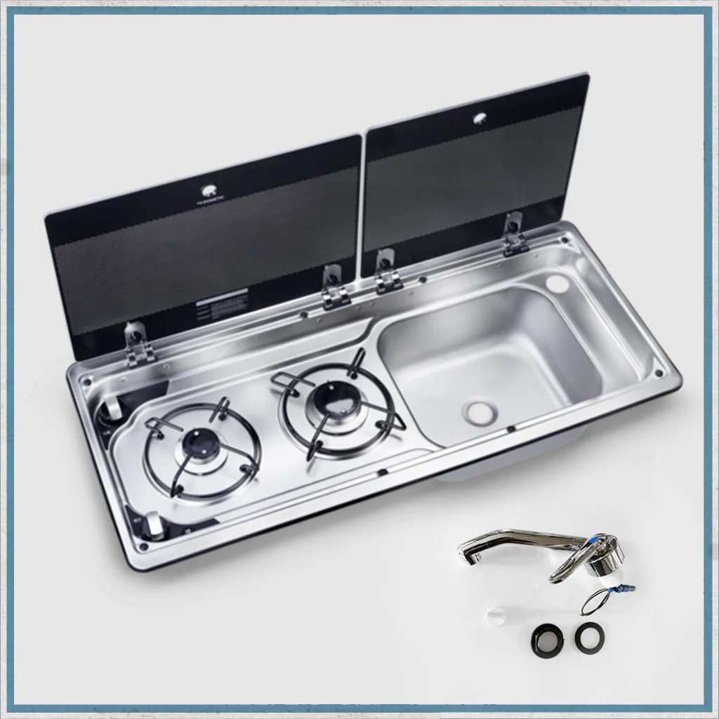 Smev 9722 - Dometic MO9722 Slimline Combination Hob and Sink with Ignition - Image 12