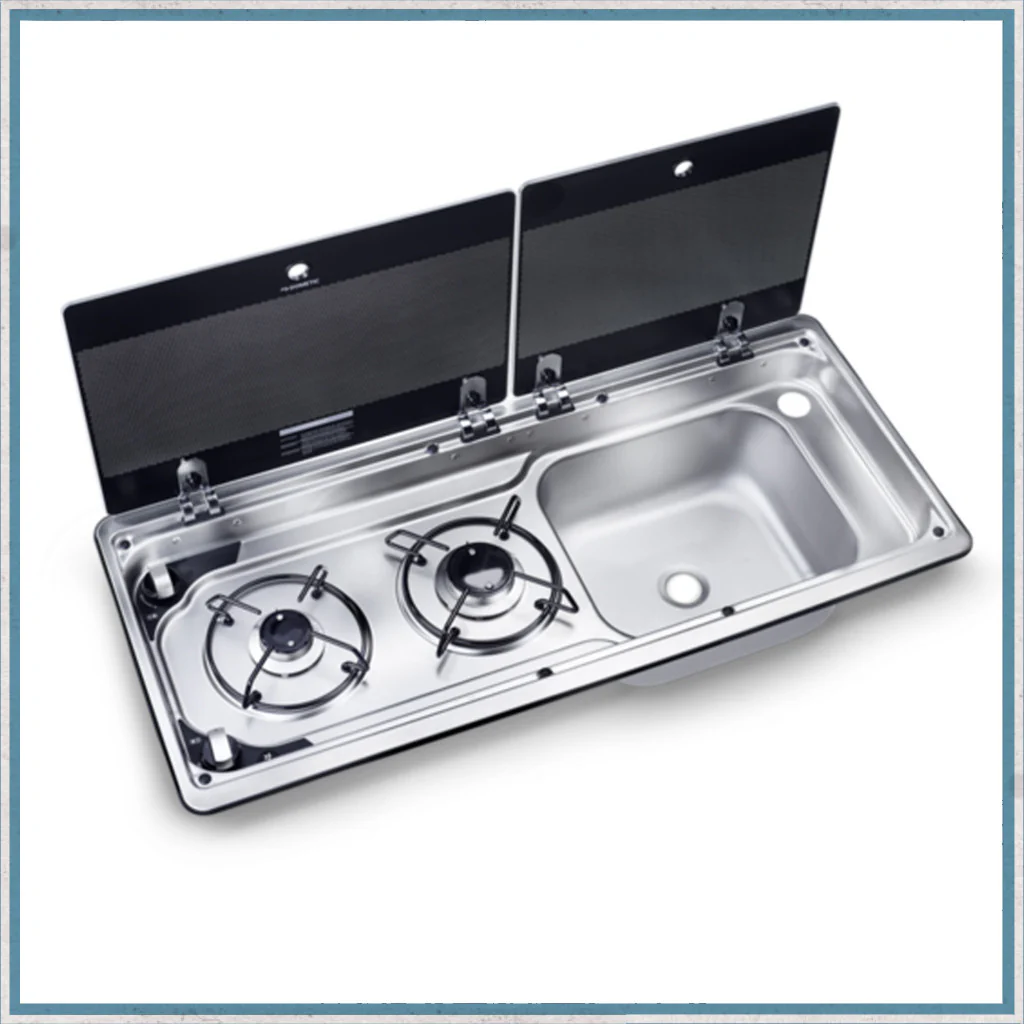 Smev 9722 - Dometic MO9722 Slimline Combination Hob and Sink with Ignition - Image 7