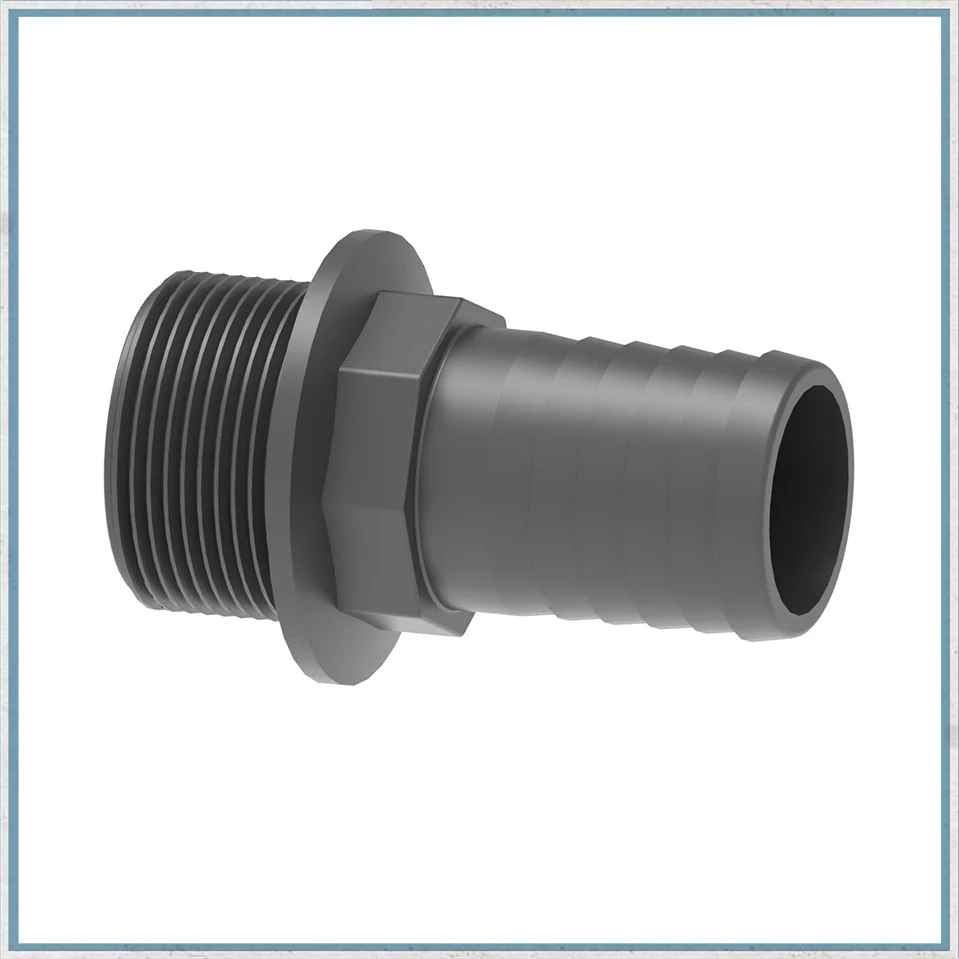 Straight Hose Fitting 1 1/2" to 40mm