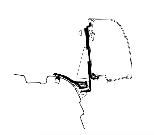 Thule Awning Adapters - Wall Mounted for Compact Vans - Image 16