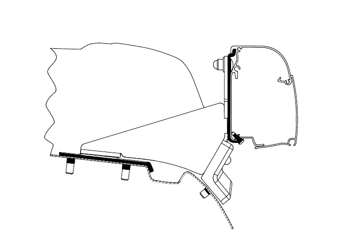 Thule Awning Adapters - Wall Mounted for Compact Vans - Image 23