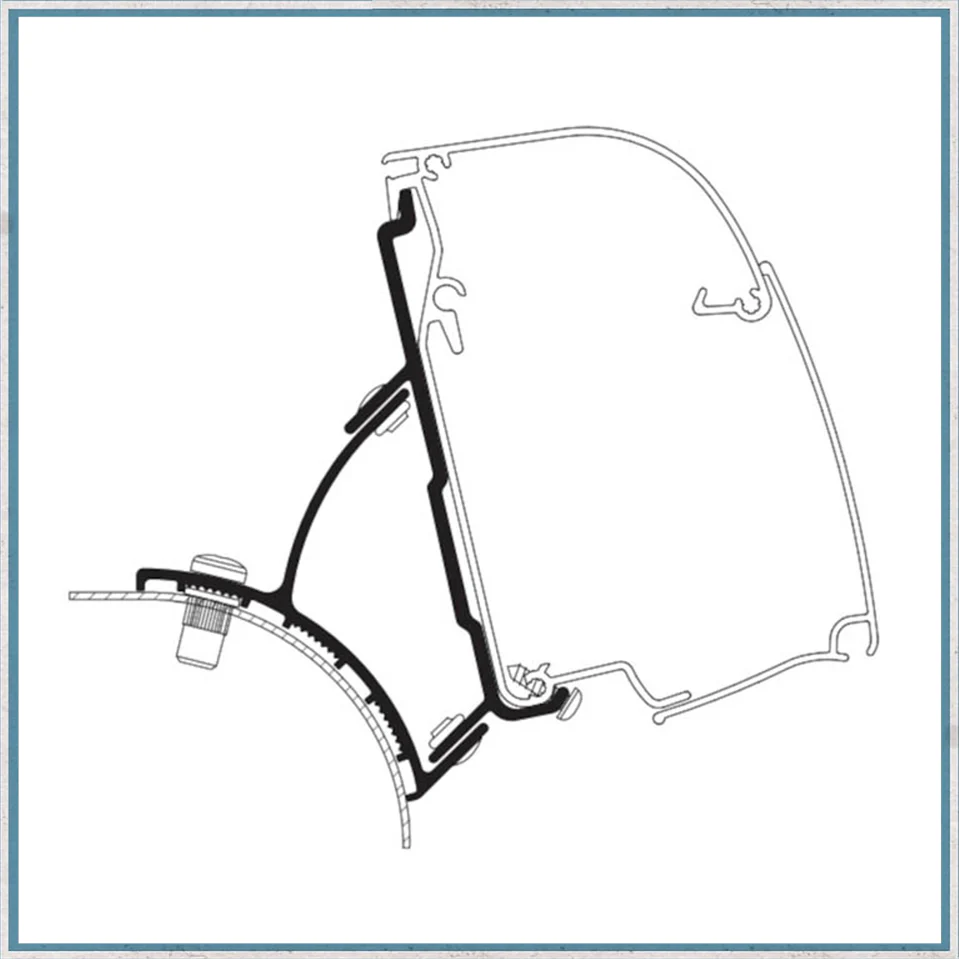 Thule Omnistore 4200 Awning Bracket Kit for VW T5-T6 RHD