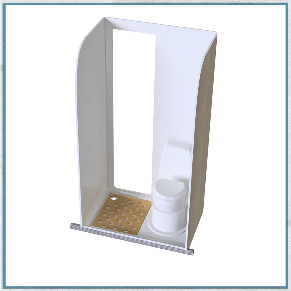 Toilet and Shower Tray With Heating Channel with Optional Duck Board - Image 6