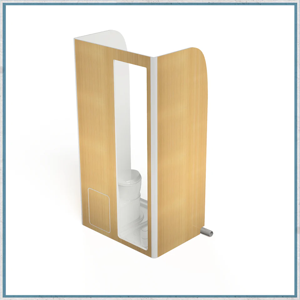 Toilet and Shower Tray With Heating Channel with Optional Duck Board - Image 7
