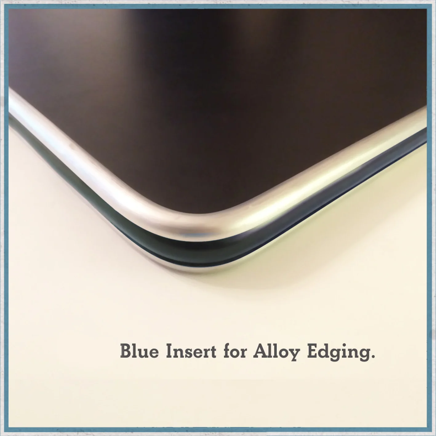 VW Devon aluminium table edge trim & colour insert - Image 13