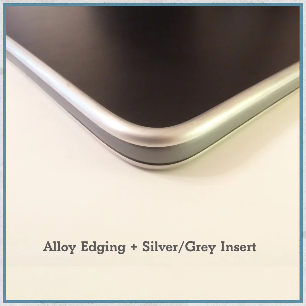 VW Devon aluminium table edge trim & colour insert - Image 9