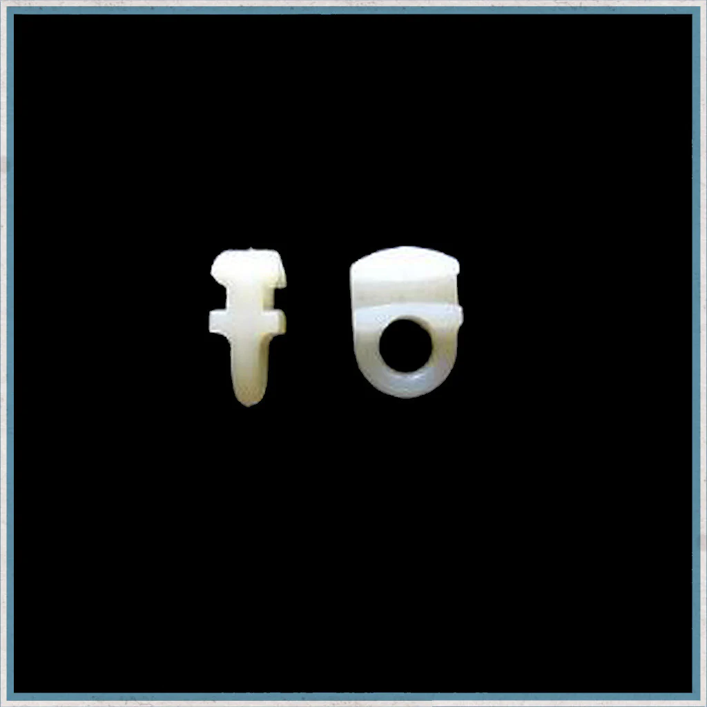 White campervan curtain rail kit, with glides, hooks, screws & twist end stops - Image 4
